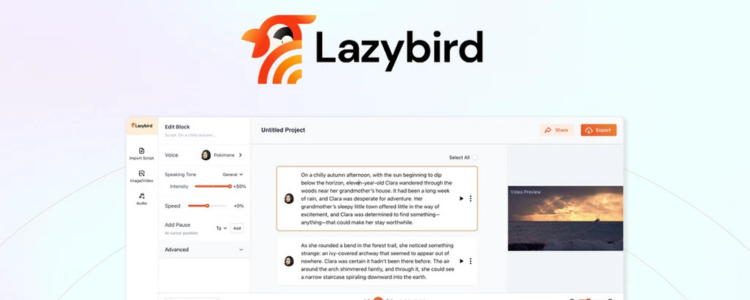 Lazybird Voiceovers AI Tools Lifetime Deal